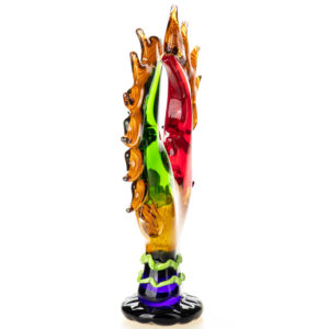 Murano-Stil Glas Skulptur Gesicht: Farbenfrohe Kunst für Ihr Zuhause – Bild 2