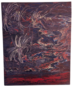 "Fließende Visionen" – Original Acrylbild von Sandra Schild